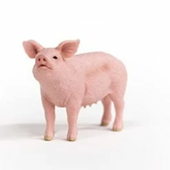 Promo ๐ Farm World, Realistic Farm Animal Toys For Kids Ages 3 And Above, Pig Toy Figurin โ
