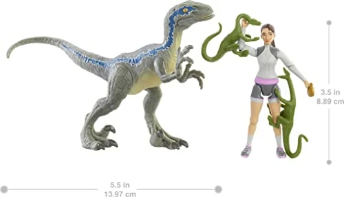 Wholesale ✔️ Camp Cretaceous Yasmina Yaz And Velociraptor Human And Dino Pack With 2 Action Figures, 2 Compys Figures And Accessory, Toy Gift Set And Collectible ✔️ 4 Wholesale ✔️ Camp Cretaceous Yasmina Yaz And Velociraptor Human And Dino Pack With 2 Action Figures, 2 Compys Figures And Accessory, Toy Gift Set And Collectible ✔️ - Image 4