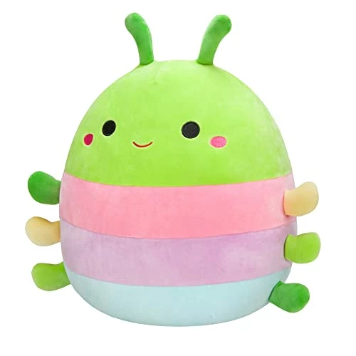 Best deal 𧨠Squishmallows 14-Inch Green Caterpillar With Multi-Colored Stripes And Legs Plush - Add Rutabaga To Your Squad, Ultrasoft Stuffed Animal Large Plush Toy, Official Kellytoy P π 2 Best deal 𧨠Squishmallows 14-Inch Green Caterpillar With Multi-Colored Stripes And Legs Plush - Add Rutabaga To Your Squad, Ultrasoft Stuffed Animal Large Plush Toy, Official Kellytoy P π - Image 2