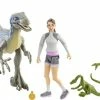 Wholesale ✔️ Camp Cretaceous Yasmina Yaz And Velociraptor Human And Dino Pack With 2 Action Figures, 2 Compys Figures And Accessory, Toy Gift Set And Collectible ✔️