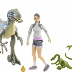 Wholesale โ๏ธ Camp Cretaceous Yasmina Yaz And Velociraptor Human And Dino Pack With 2 Action Figures, 2 Compys Figures And Accessory, Toy Gift Set And Collectible โ๏ธ