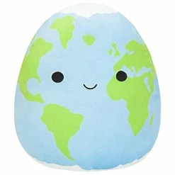 Coupon ๐ฏ Squishmallows 14-Inch Blue And Green Planet Plush - Add Roman To Your Squad, Ultrasoft Stuffed Animal Large Plush Toy, Official Kelly Toy P ๐