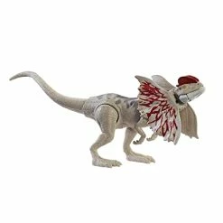 Deals βοΈ Fierce Force Dilophosaurus Dinosaur Action Figure Movable Joints, Realistic Sculpting & Single Strike Feature, Kids Gift Ages 3 Years & Olde π