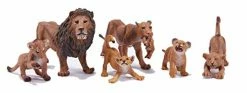 Brand new ๐ฅฐ 6PCS Realistic African Lion Family Set Figurines With Lion Cubs, 2-5" Safari Animals Figures, Diorama Educational Toy Cake Toppers ๐ Christmas ๐ Birthday Gift For Kids Toddlers โ๏ธ