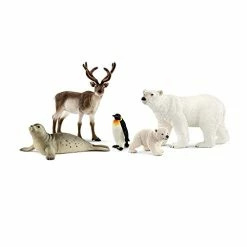 Outlet π Schleich Wild Life, Realistic Arctic Animal Set For Kids, With Reindeer, Polar Bear, Penguin, And Seal Toy Figures, Ages 3+ π€©