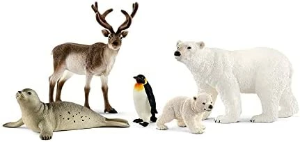 Outlet 🎉 Schleich Wild Life, Realistic Arctic Animal Set For Kids, With Reindeer, Polar Bear, Penguin, And Seal Toy Figures, Ages 3+ 🤩 7 Outlet 🎉 Schleich Wild Life, Realistic Arctic Animal Set For Kids, With Reindeer, Polar Bear, Penguin, And Seal Toy Figures, Ages 3+ 🤩 - Image 7