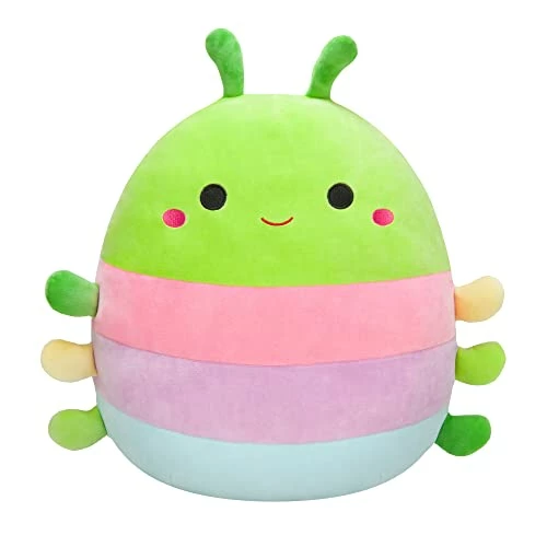 Best deal 𧨠Squishmallows 14-Inch Green Caterpillar With Multi-Colored Stripes And Legs Plush - Add Rutabaga To Your Squad, Ultrasoft Stuffed Animal Large Plush Toy, Official Kellytoy P π 1 Best deal 𧨠Squishmallows 14-Inch Green Caterpillar With Multi-Colored Stripes And Legs Plush - Add Rutabaga To Your Squad, Ultrasoft Stuffed Animal Large Plush Toy, Official Kellytoy P π