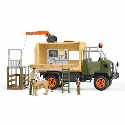 Cheapest ✨ Wild Life 10-piece Animal Rescue Toy Truck With Ranger And Animals Playset For Kids Ages 3-8 Multicolore, 11 X 39 X 23 Cm 💯