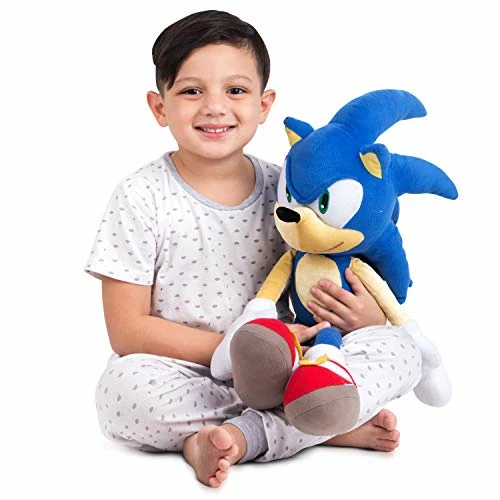 Cheap 🧨 Kids Bedding Super Soft Plush Cuddle Pillow Buddy, One Size, Sonic The Hedgehog ❤️ 2 Cheap 🧨 Kids Bedding Super Soft Plush Cuddle Pillow Buddy, One Size, Sonic The Hedgehog ❤️ - Image 2