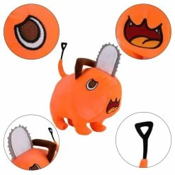 Buy 😀 Cogorace Anime Plushie Japanese Cartoon Pochita Plush Dolls Cute Stuffed Pig Figure Toys For Kids Boys 👧 Girls 🥳 Birthday Gifts（Pochita Plush Doll 25CM） 💯 -Stuffed Animals & Plush Toys Sales Store 412cHmo26IL