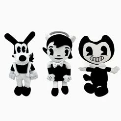 Discount π Sokmrus 3PCS Bendy Plush Toys DollCute Game Horror And The Ink Machine Plush For Kids Children (Tom&Bendy&Alice) π