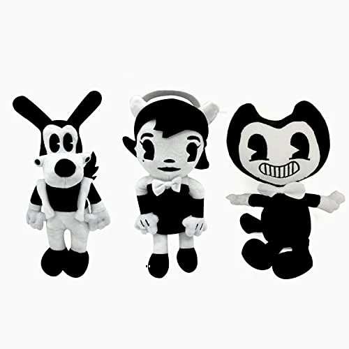 Discount ๐ Sokmrus 3PCS Bendy Plush Toys DollCute Game Horror And The Ink Machine Plush For Kids Children (Tom&Bendy&Alice) ๐ 1 Discount ๐ Sokmrus 3PCS Bendy Plush Toys DollCute Game Horror And The Ink Machine Plush For Kids Children (Tom&Bendy&Alice) ๐