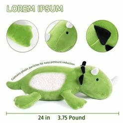 Outlet π Weighted Dinosaur Plush Throw Pillow 24" 3.5lbs, Green Dinosaur Weighted Stuffed Animal Cuddle Plushies For Kids π Birthdayβ¦ Pink Din π