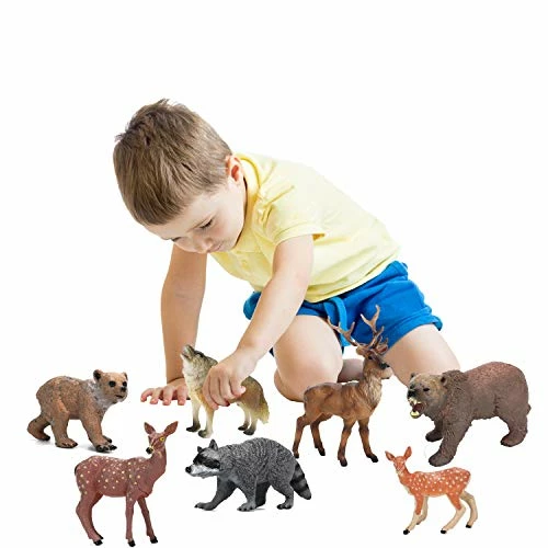 Top 10 ๐ WODMAZ Woodland Animals Figurines Toys, 10 Piece Realistic Plastic Wild Forest Animals Figures With Elk, Wolf, Brown Bear, Raccoon, Lynx, Deer Figurines Playset Cake Toppers For Kids Children Toddlers โญ 3 Top 10 ๐ WODMAZ Woodland Animals Figurines Toys, 10 Piece Realistic Plastic Wild Forest Animals Figures With Elk, Wolf, Brown Bear, Raccoon, Lynx, Deer Figurines Playset Cake Toppers For Kids Children Toddlers โญ - Image 3
