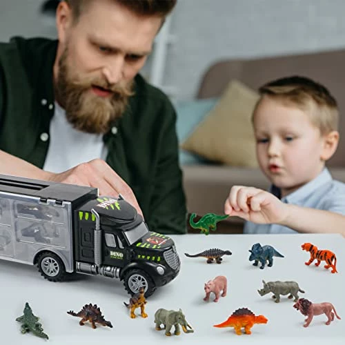 Best Pirce π€© Dinosaur Toys For Kids 3-5 Kids Toys For 3 4 5 + Year Old Boys π§ Girls Dinosaur Truck Toddler Toys With Zoo Play Mat Mini Animal Toys Dinosaur Figures Cars Toys For 2 3 4 5 6 Year Old Boys π§ Girls Gifts π 2 Best Pirce π€© Dinosaur Toys For Kids 3-5 Kids Toys For 3 4 5 + Year Old Boys π§ Girls Dinosaur Truck Toddler Toys With Zoo Play Mat Mini Animal Toys Dinosaur Figures Cars Toys For 2 3 4 5 6 Year Old Boys π§ Girls Gifts π - Image 2