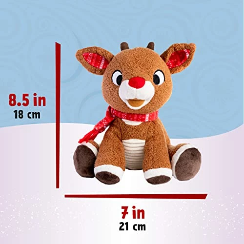 Best Sale π€© KIDS PREFERRED Rudolph The Red - Nosed Reindeer - Stuffed Animal Plush Toy 8 Inches π 3 Best Sale π€© KIDS PREFERRED Rudolph The Red - Nosed Reindeer - Stuffed Animal Plush Toy 8 Inches π - Image 3