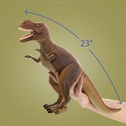 New 😍 Dinosaur Trex Toy Realistic Walking Tyrannosaurus Rex Multifunction RC Trex Toy Figure With Roaring Spraying Function Good Dinosaur Toys For Boys 👧 Girls Ages 3 Plus ⭐ -Stuffed Animals & Plush Toys Sales Store 41GZwuDWiNL