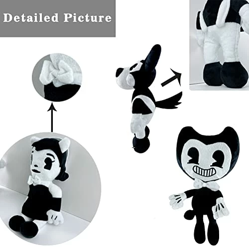 Discount ๐ Sokmrus 3PCS Bendy Plush Toys DollCute Game Horror And The Ink Machine Plush For Kids Children (Tom&Bendy&Alice) ๐ 5 Discount ๐ Sokmrus 3PCS Bendy Plush Toys DollCute Game Horror And The Ink Machine Plush For Kids Children (Tom&Bendy&Alice) ๐ - Image 5