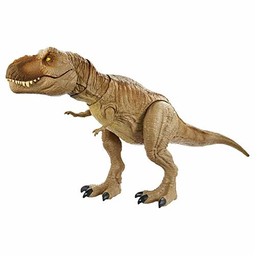 Hot Sale 👍 Jurassic World Toys Jurassic World Epic Roarin’ Tyrannosaurus Rex Large Action Figure With Primal Attack Feature, Sound, Realistic Shaking, Movable Joints; Ages 4 Years & Up 🧨 1 Hot Sale 👍 Jurassic World Toys Jurassic World Epic Roarin’ Tyrannosaurus Rex Large Action Figure With Primal Attack Feature, Sound, Realistic Shaking, Movable Joints; Ages 4 Years & Up 🧨