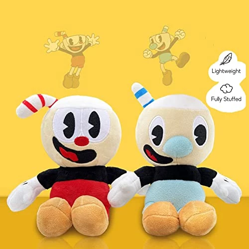 Top 10 ⭐ ULTHOOL Cuphead Plush Mugman Game Doll Toys, 9.8 Inch Adventure Mecup And Brocup Soft Stuffed Plushie For Kids 🥳 Birthday Gift (Red+Blue) 🎉 5 Top 10 ⭐ ULTHOOL Cuphead Plush Mugman Game Doll Toys, 9.8 Inch Adventure Mecup And Brocup Soft Stuffed Plushie For Kids 🥳 Birthday Gift (Red+Blue) 🎉 - Image 5