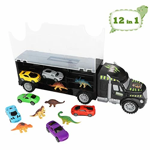 Wholesale π Aokesi Car Toys Transport Carrier Truck Dinosaur Toys For 3-12 Years Old Boys And π§ Girls (Includes 6 Dinosaurs And 6 Mini Car) β 2 Wholesale π Aokesi Car Toys Transport Carrier Truck Dinosaur Toys For 3-12 Years Old Boys And π§ Girls (Includes 6 Dinosaurs And 6 Mini Car) β - Image 2