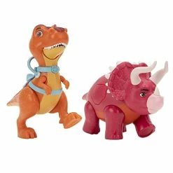 Best Pirce β¨ Dino Ranch Deluxe Dino 2-Pack - Features Biscuit, A 5-Inch Toy T-Rex, And Angus, A 4-Inch Toy Triceratops - Toys For Kids Featuring Your Favorite Pre-Westoric Ranchers π