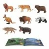 Cheap 🌟 YouCute 8 Safari Animal Figures Toys Jungle Animals For Boys Realistic Play Zoo Gift For Toddlers Boys 👧 Girls Toddlers Kids 😍