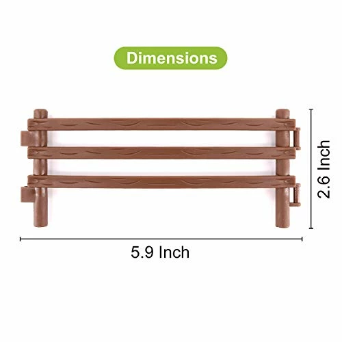 Top 10 ๐ Volnau 20 Pcs Farm Corral Fence Toys Panel Accessories Playset Barn Animal Figures For Toddlers Kids Figurines Set Decoration Prop ๐ 4 Top 10 ๐ Volnau 20 Pcs Farm Corral Fence Toys Panel Accessories Playset Barn Animal Figures For Toddlers Kids Figurines Set Decoration Prop ๐ - Image 4