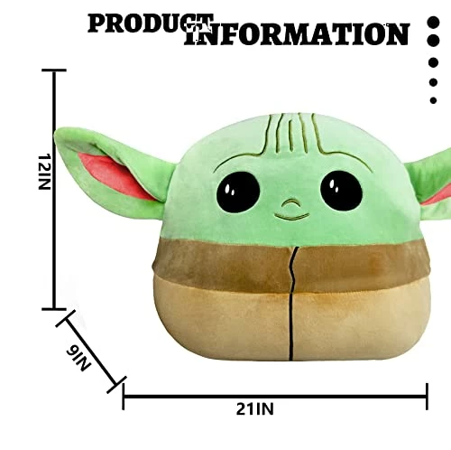 Budget 🤩 Mgvxdfm 13inch Large Baby Plush Stuffed Animals,Pillow Plushie Collectible For Boys 👧 Girls,Birthday For Kids 🎄 Christmas Decorations Green 👏 2 Budget 🤩 Mgvxdfm 13inch Large Baby Plush Stuffed Animals,Pillow Plushie Collectible For Boys 👧 Girls,Birthday For Kids 🎄 Christmas Decorations Green 👏 - Image 2