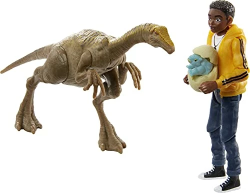 Cheap 💯 Human & Dino Pack Darius & Gallimimus Action Figures, 2 Accessories, Camp Cretaceous Movable Joints, Authentic Sculpting, Gift Ages 4 Year & Olde ⌛ 3 Cheap 💯 Human & Dino Pack Darius & Gallimimus Action Figures, 2 Accessories, Camp Cretaceous Movable Joints, Authentic Sculpting, Gift Ages 4 Year & Olde ⌛ - Image 3