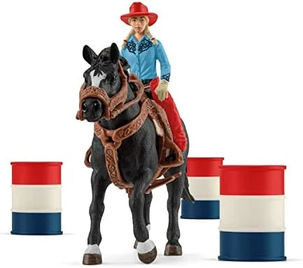 Best Sale โจ Schleich Farm World, Rodeo Toys For Kids, Barrel Racing With Cowgirl And Horse Toy 6-piece Set, Ages 3+ ๐ 7 Best Sale โจ Schleich Farm World, Rodeo Toys For Kids, Barrel Racing With Cowgirl And Horse Toy 6-piece Set, Ages 3+ ๐ - Image 7
