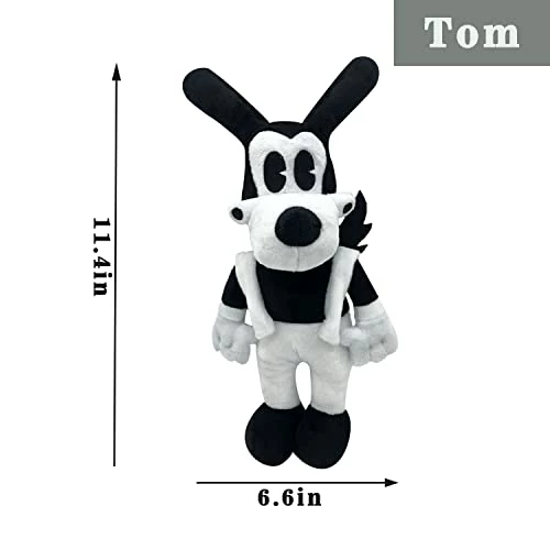 Discount ๐ Sokmrus 3PCS Bendy Plush Toys DollCute Game Horror And The Ink Machine Plush For Kids Children (Tom&Bendy&Alice) ๐ 2 Discount ๐ Sokmrus 3PCS Bendy Plush Toys DollCute Game Horror And The Ink Machine Plush For Kids Children (Tom&Bendy&Alice) ๐ - Image 2