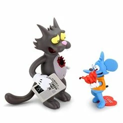 Cheapest ๐ Kidrobot The Simpsons Itchy & Scratchy Medium Vinyl Figures ๐