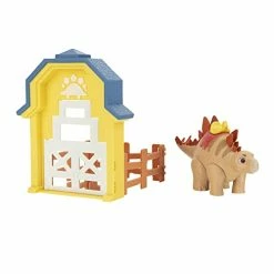 Budget ๐ Dino Ranch Action Pack Featuring Stegosaurus - 4 Fence Pieces To Connect- Four Styles To Collect - Toys For Kids Featuring Your Favorite Pre-Westoric Ranchers ๐