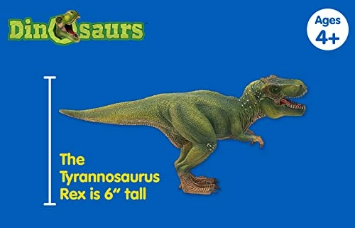Promo ๐ Schleich Dinosaurs, Dinosaur Toy, Dinosaur Toys For Boys And ๐ง Girls 4-12 Years Old, Tyrannosaurus Rex, Green, 11.2" X 5.6" X 3.8" ๐ 4 Promo ๐ Schleich Dinosaurs, Dinosaur Toy, Dinosaur Toys For Boys And ๐ง Girls 4-12 Years Old, Tyrannosaurus Rex, Green, 11.2" X 5.6" X 3.8" ๐ - Image 4