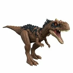 Discount 🌟 Dominion Roar Strikers Rajasaurus Dinosaur Action Figure With Roaring Sound And Attack Action, Toy Gift Physical & Digital P ❤️