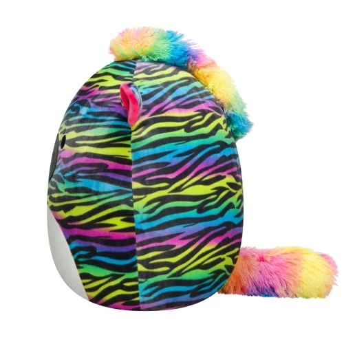 Cheapest 🛒 14-Inch Neon Stripe Zebra With Rainbow Mane Plush - Add Safiyah To Your Squad, Ultrasoft Stuffed Animal Large Plush Toy, Official Kellytoy P 🛒 2 Cheapest 🛒 14-Inch Neon Stripe Zebra With Rainbow Mane Plush - Add Safiyah To Your Squad, Ultrasoft Stuffed Animal Large Plush Toy, Official Kellytoy P 🛒 - Image 2
