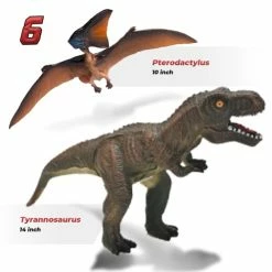 New 🥰 YOOUSOO Dinosaur Toys Set, Jumbo Dinosaur Figures 6PCS + Dinosaur Finger Puppets 5, Realistic Dinosaur Model For Kids Boys, 👧 Girls Party Gifts 🥳 Birthday Favors, Fit Age 3 Years Old & Up ✨ 8 New 🥰 YOOUSOO Dinosaur Toys Set, Jumbo Dinosaur Figures 6PCS + Dinosaur Finger Puppets 5, Realistic Dinosaur Model For Kids Boys, 👧 Girls Party Gifts 🥳 Birthday Favors, Fit Age 3 Years Old & Up ✨ -Stuffed Animals & Plush Toys Sales Store 41jypOMqfIL