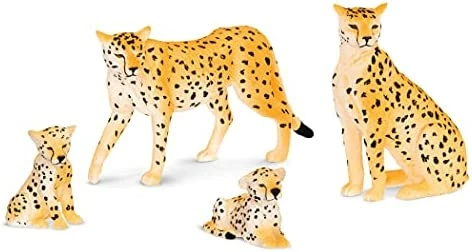 Buy ❤️ Terra By Battat - Cheetah Family - Plastic Miniature Cheetah Toy Animals For Kids 3-Years-Old & Up (4 Pc) 🤩 2 Buy ❤️ Terra By Battat - Cheetah Family - Plastic Miniature Cheetah Toy Animals For Kids 3-Years-Old & Up (4 Pc) 🤩 - Image 2