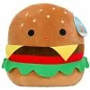 Cheapest ⌛ Squishmallow Large 16" Carl The Cheeseburger Plush - Official Kellytoy - Soft And Squishy Food Stuffed Animal Toy - Gift For Kid 🥰