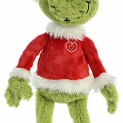 New 👏 Aurora World Aurora - Dr Seuss - 16" Grinch Santa Personalized Grinch Stuffed Animal Toy 👏