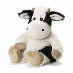 Discount ✔️ Intelex Black & White Cow Warmies - Cozy Plush Heatable Lavender Scented Stuffed Anima 🌟