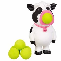 Buy ๐งจ Hog Wild Cow Popper Toy - Shoot Foam Balls Up To 20 Feet - 6 Balls Included - Age 4+ โจ