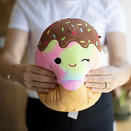 Buy ⭐ Squishmallows Squishmallow 8" Glady The Rainbow Ice Cream - Official Kellytoy Plush - Soft And Squishy Food Stuffed Animal Toy - Great Gift For Kid ✔️ 4 Buy ⭐ Squishmallows Squishmallow 8" Glady The Rainbow Ice Cream - Official Kellytoy Plush - Soft And Squishy Food Stuffed Animal Toy - Great Gift For Kid ✔️ - Image 4