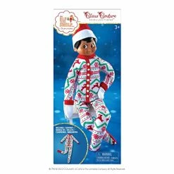 Cheapest 😀 The Elf On The Shelf Elf On The Shelf Scout Boy (Brown Eyed Boy) With Claus Couture Collection Wonderland Onesi 🤩 -Stuffed Animals & Plush Toys Sales Store 41yP2zqdptL