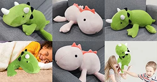 Coupon 😍 HitToys Weighted Dinosaur Plush 24" 3.5lbs,Weighted Animal Plush Stuffed A Dino Pillow (Pink) ⌛ 2 Coupon 😍 HitToys Weighted Dinosaur Plush 24" 3.5lbs,Weighted Animal Plush Stuffed A Dino Pillow (Pink) ⌛ - Image 2