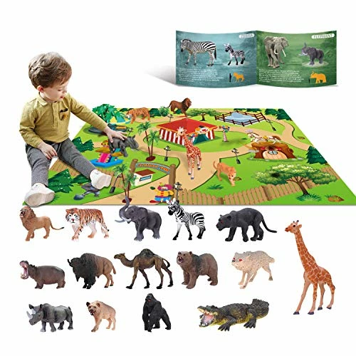 Brand new ๐งจ YouCute 15 Animal Toys For Boys Realistic Safari Animals Farm Zoo Educational Toy Gift With Play Mat For 2 3 4 5 6 7 Year Old ๐ง Girls Toddlers Kids ๐ฅฐ 1 Brand new ๐งจ YouCute 15 Animal Toys For Boys Realistic Safari Animals Farm Zoo Educational Toy Gift With Play Mat For 2 3 4 5 6 7 Year Old ๐ง Girls Toddlers Kids ๐ฅฐ