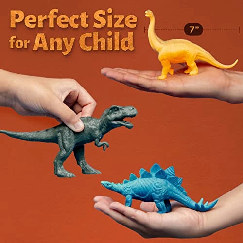Cheapest 😍 Dinosaur Toys For Kids - Interactive Dinosaur Sound Book With Realistic Dinosaur Roars - 12 Large Dinosaur Toys (7") For Kids And Toddlers - Interactive Set Of Dinosaur Toys For Kids 3-5 🎁 5 Cheapest 😍 Dinosaur Toys For Kids - Interactive Dinosaur Sound Book With Realistic Dinosaur Roars - 12 Large Dinosaur Toys (7") For Kids And Toddlers - Interactive Set Of Dinosaur Toys For Kids 3-5 🎁 - Image 5