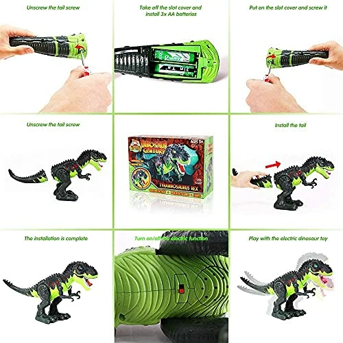 Hot Sale π― Rex Dinosaurs For Boys, T Rex Toy, Tyrannosaurus Rex, Dinosaur Walking Dinosaur Toys For Kids, Realistic Trex Dinosaur Toy, Moving Glowing Dino Figure Gift By π 4 Hot Sale π― Rex Dinosaurs For Boys, T Rex Toy, Tyrannosaurus Rex, Dinosaur Walking Dinosaur Toys For Kids, Realistic Trex Dinosaur Toy, Moving Glowing Dino Figure Gift By π - Image 4