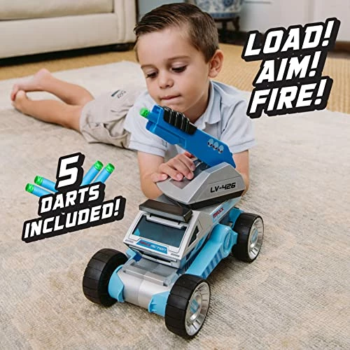 Budget π Sunny Days Entertainment Maxx Action Alien Patrol Space Vehicle - Pull Back Toy With Lights And Sounds | Includes 6 Alien Targets With Stands And 5 Foam Darts, Medium (320660) π― 2 Budget π Sunny Days Entertainment Maxx Action Alien Patrol Space Vehicle - Pull Back Toy With Lights And Sounds | Includes 6 Alien Targets With Stands And 5 Foam Darts, Medium (320660) π― - Image 2